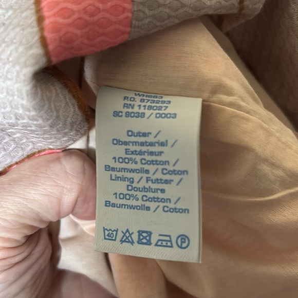 Boden Retro Print Fit and Flare 6 Petite Dress - Picture 5 of 6